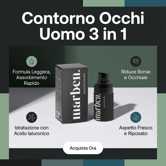 Contorno Occhi Uomo 3 in 1
