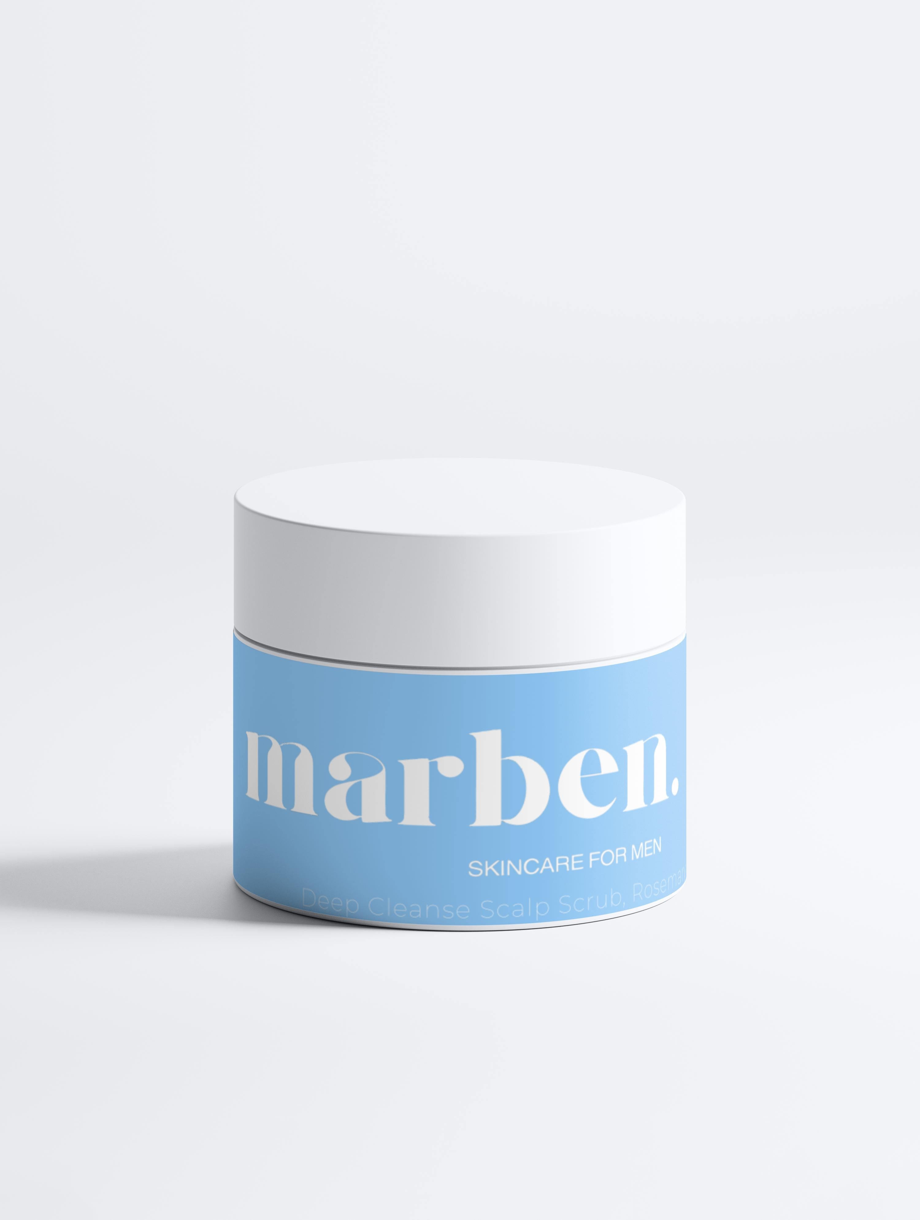 Scrub detergente profondo per cuoio capelluto, rosmarino e menta