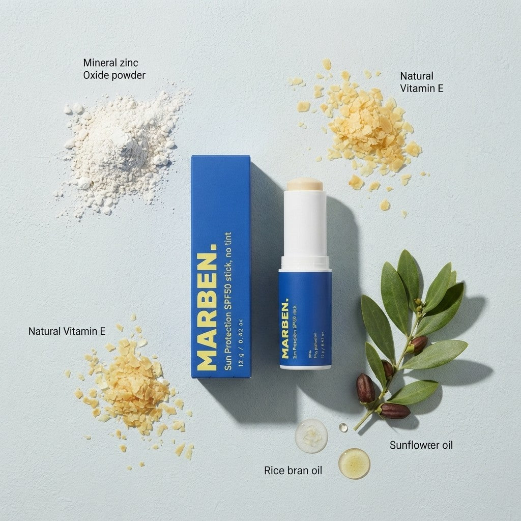 MARBEN Shield — Stick Solare SPF 50 (minerale)